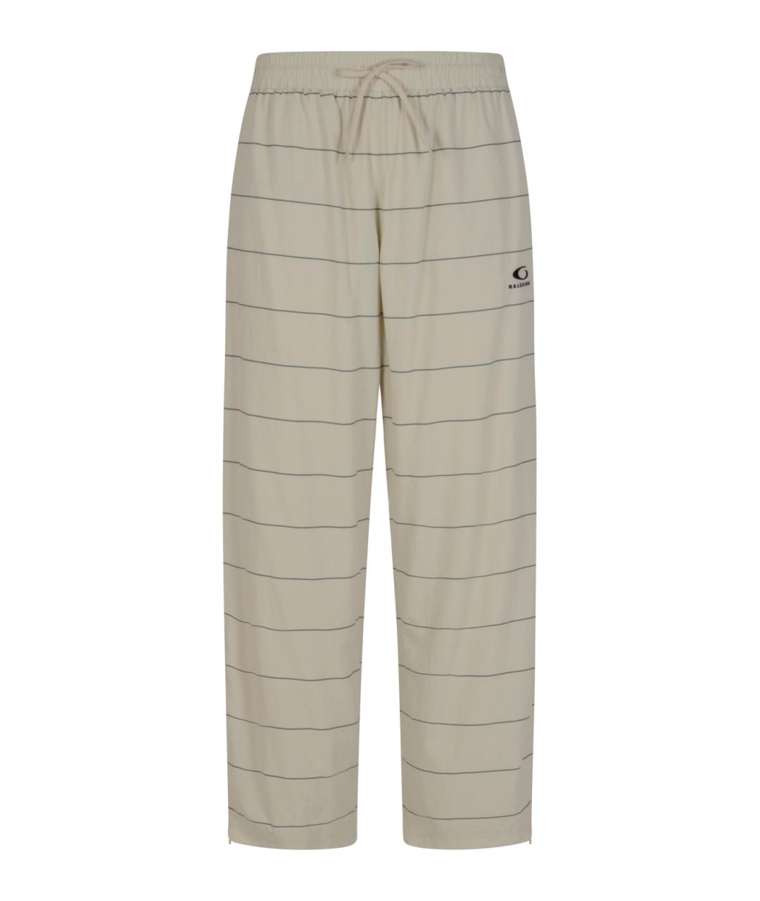 BALENCIAGA Белые хлопковые повседневные брюки, фото 1