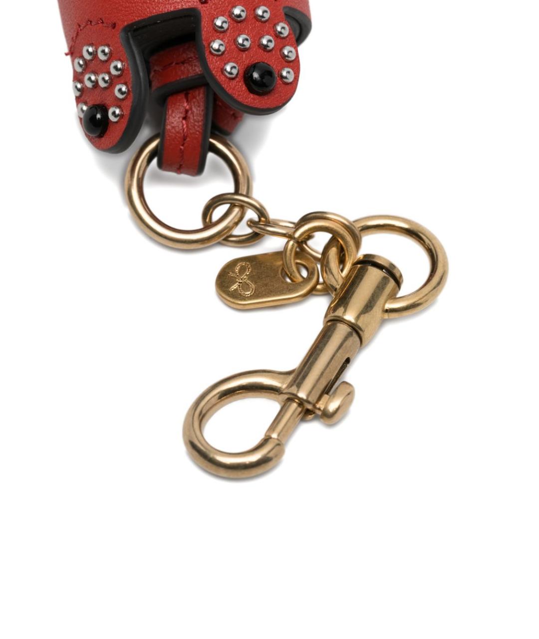 ANYA HINDMARCH Красный брелок, фото 3
