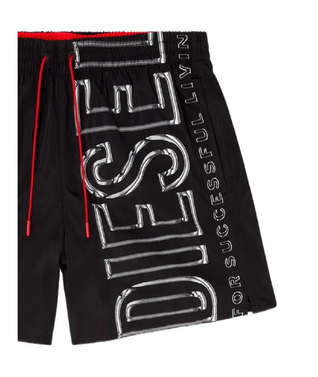 DIESEL Черные полиамидовые шорты, фото 2