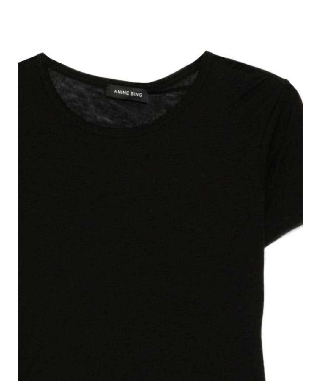 ANINE BING Черная футболка, фото 2