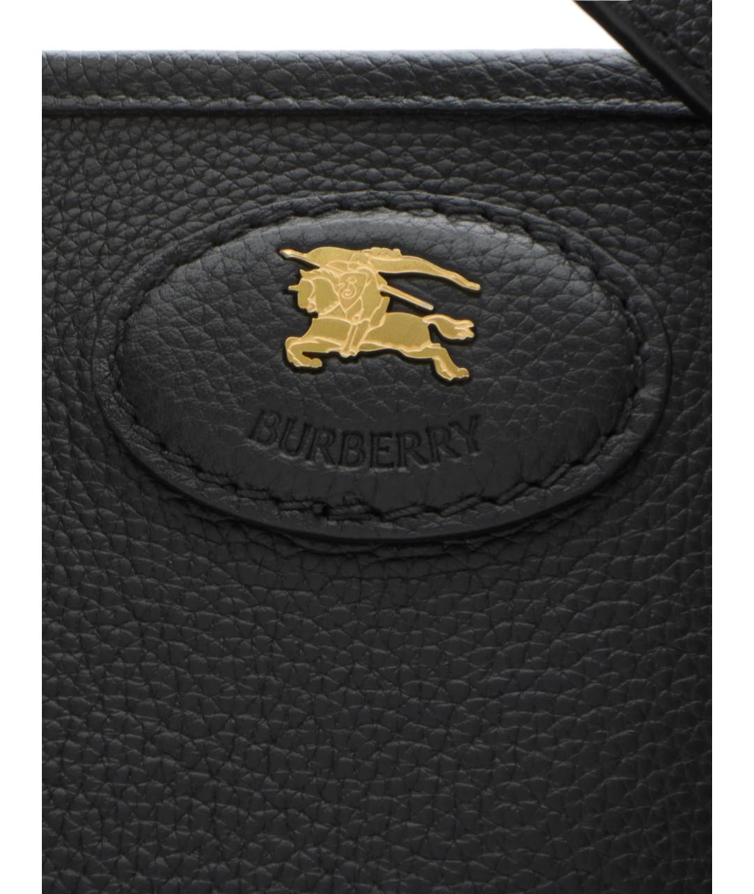 BURBERRY Мульти кожаная сумка тоут, фото 4