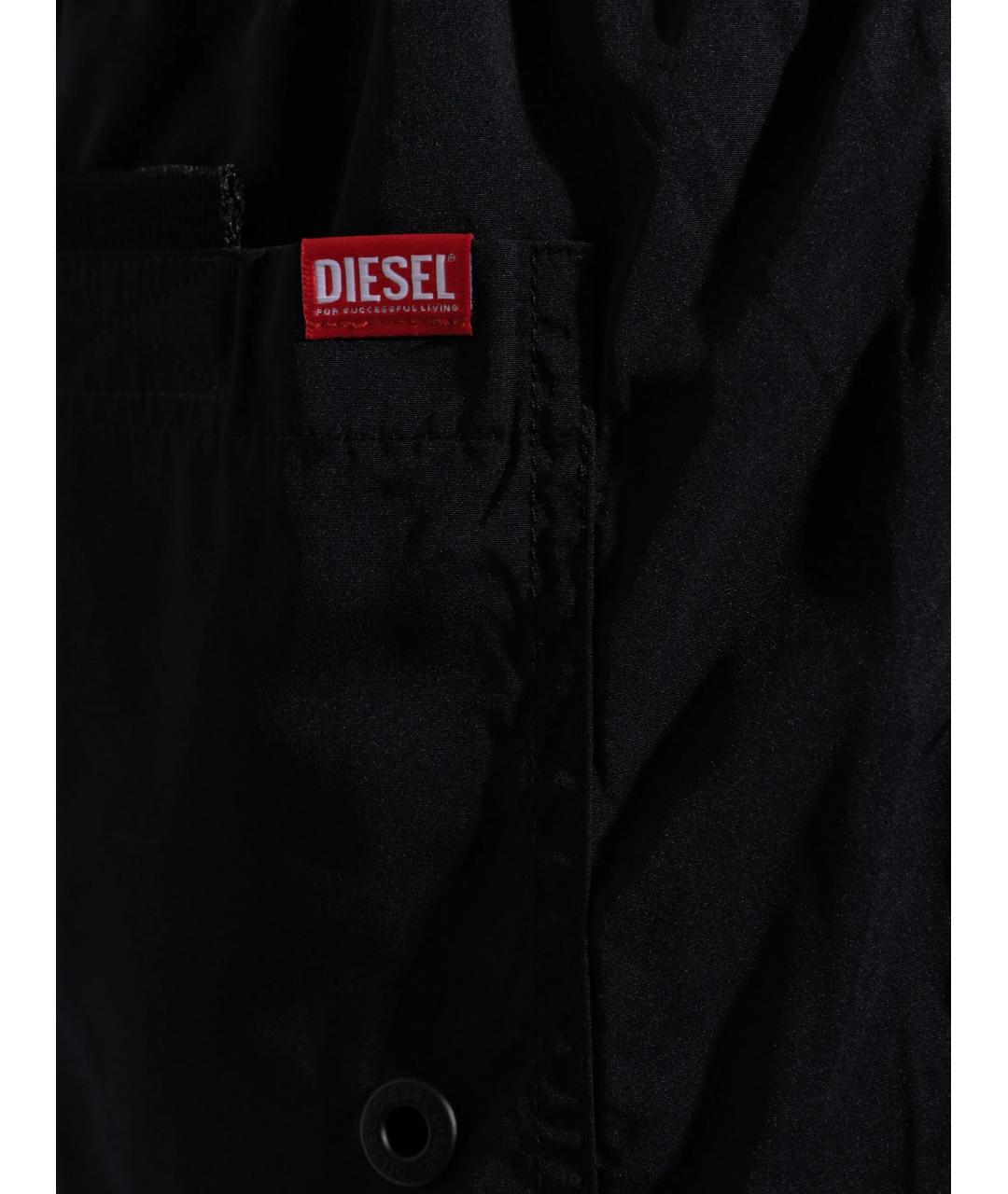 DIESEL Черные полиамидовые шорты, фото 2