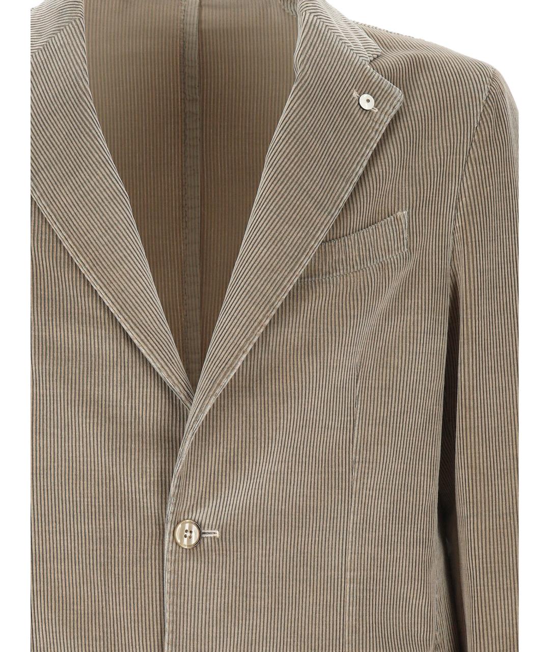 L.B.M. 1911 Бежевый хлопковый пиджак, фото 2