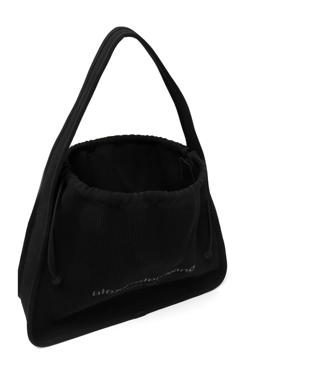 ALEXANDER WANG Черная тканевая сумка тоут, фото 3