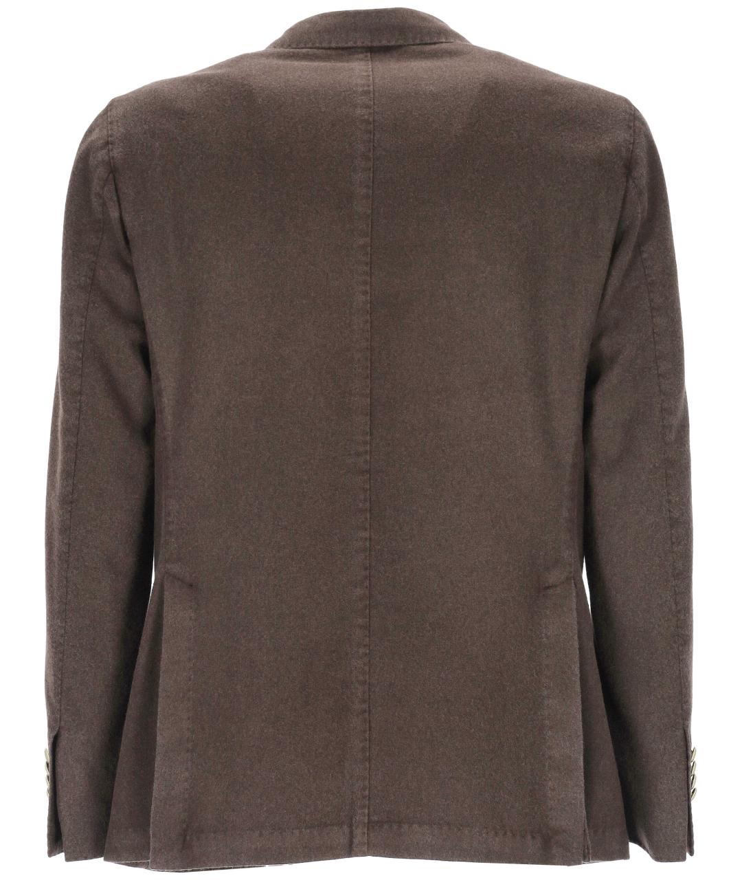 L.B.M. 1911 Коричневый шерстяной пиджак, фото 3