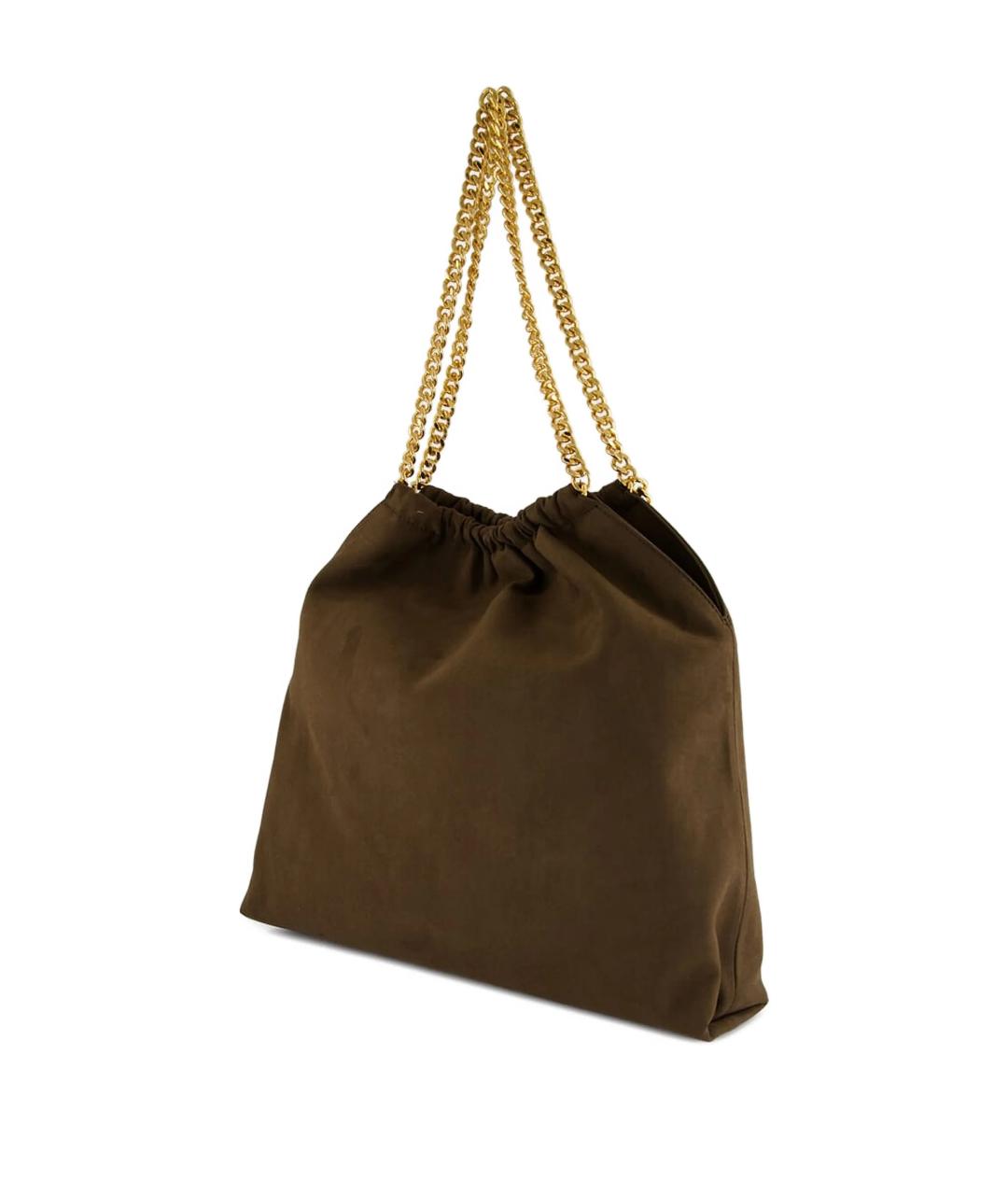 STELLA MCCARTNEY Коричневая сумка через плечо из искусственной кожи, фото 4