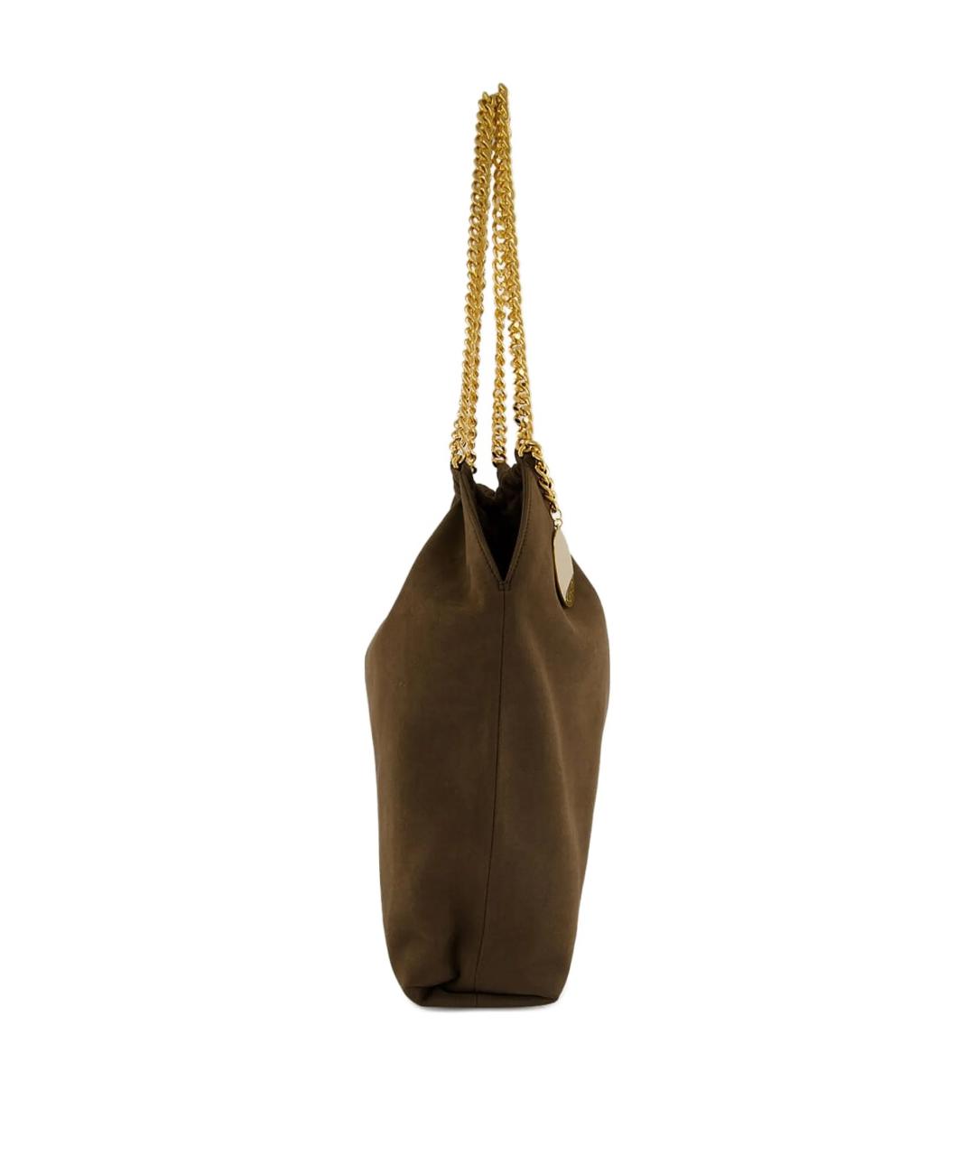 STELLA MCCARTNEY Коричневая сумка через плечо из искусственной кожи, фото 3