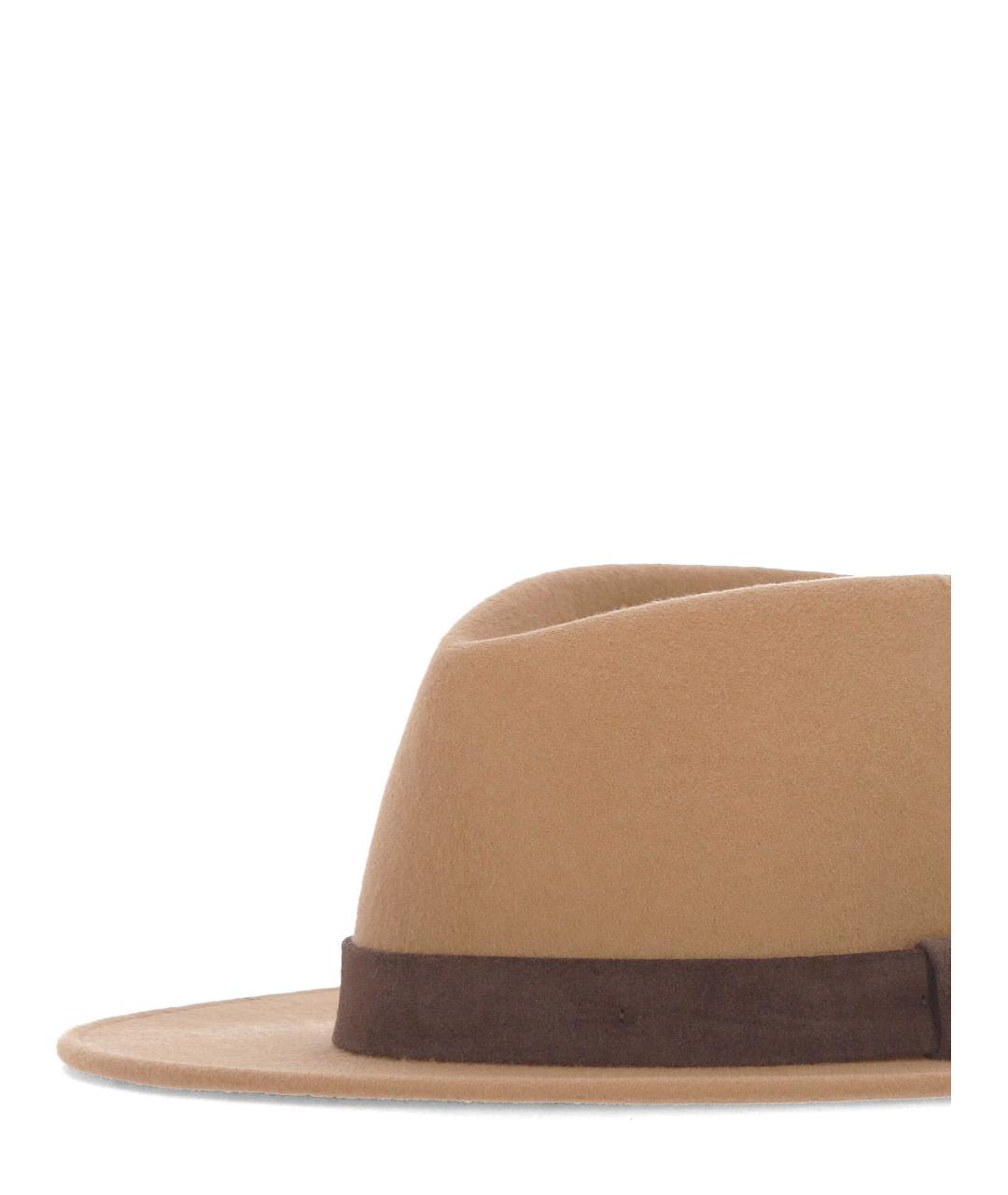 WEEKEND MAX MARA Бежевая шерстяная шляпа, фото 2