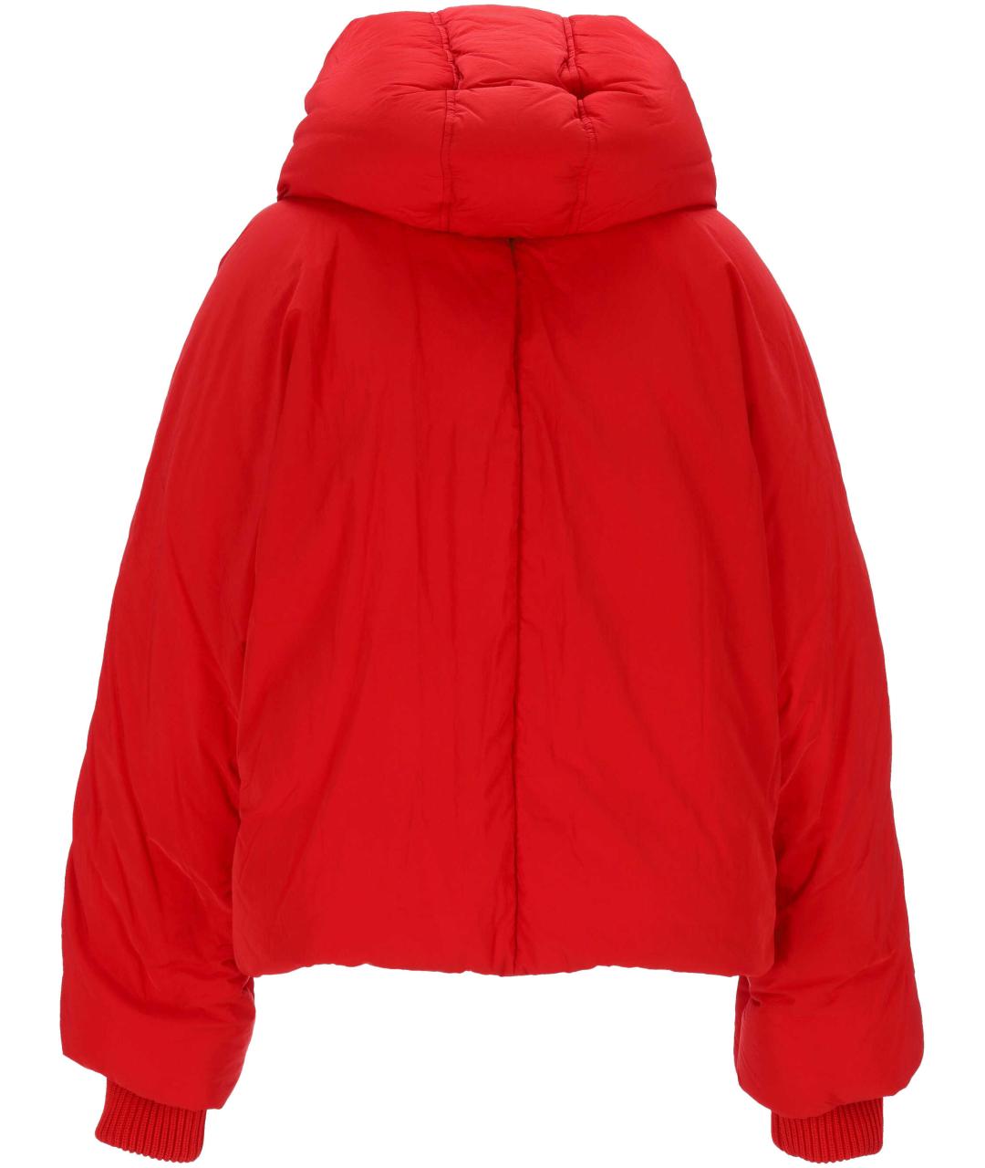 SPORTMAX Красная полиамидовая куртка, фото 3