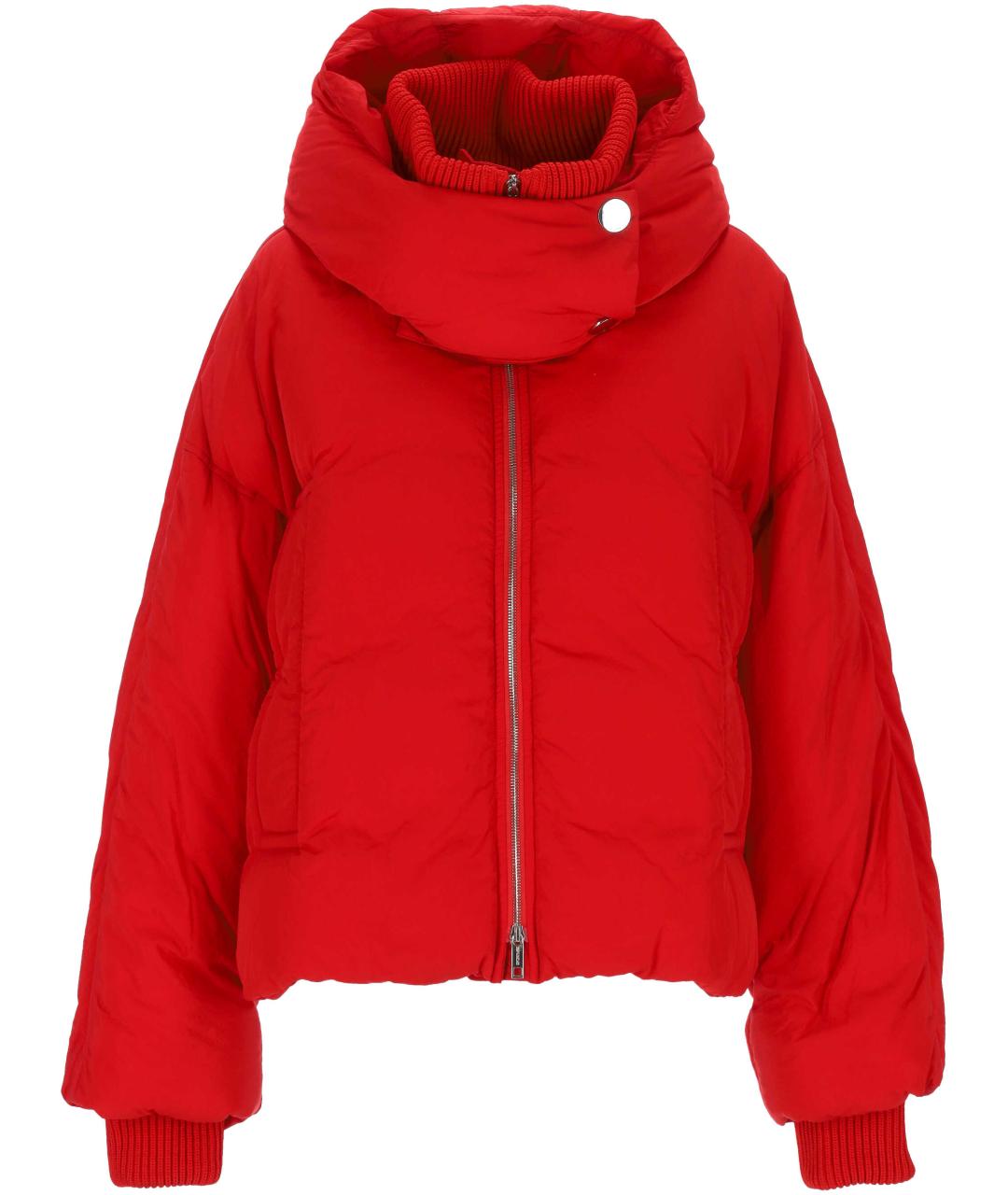 SPORTMAX Красная полиамидовая куртка, фото 1