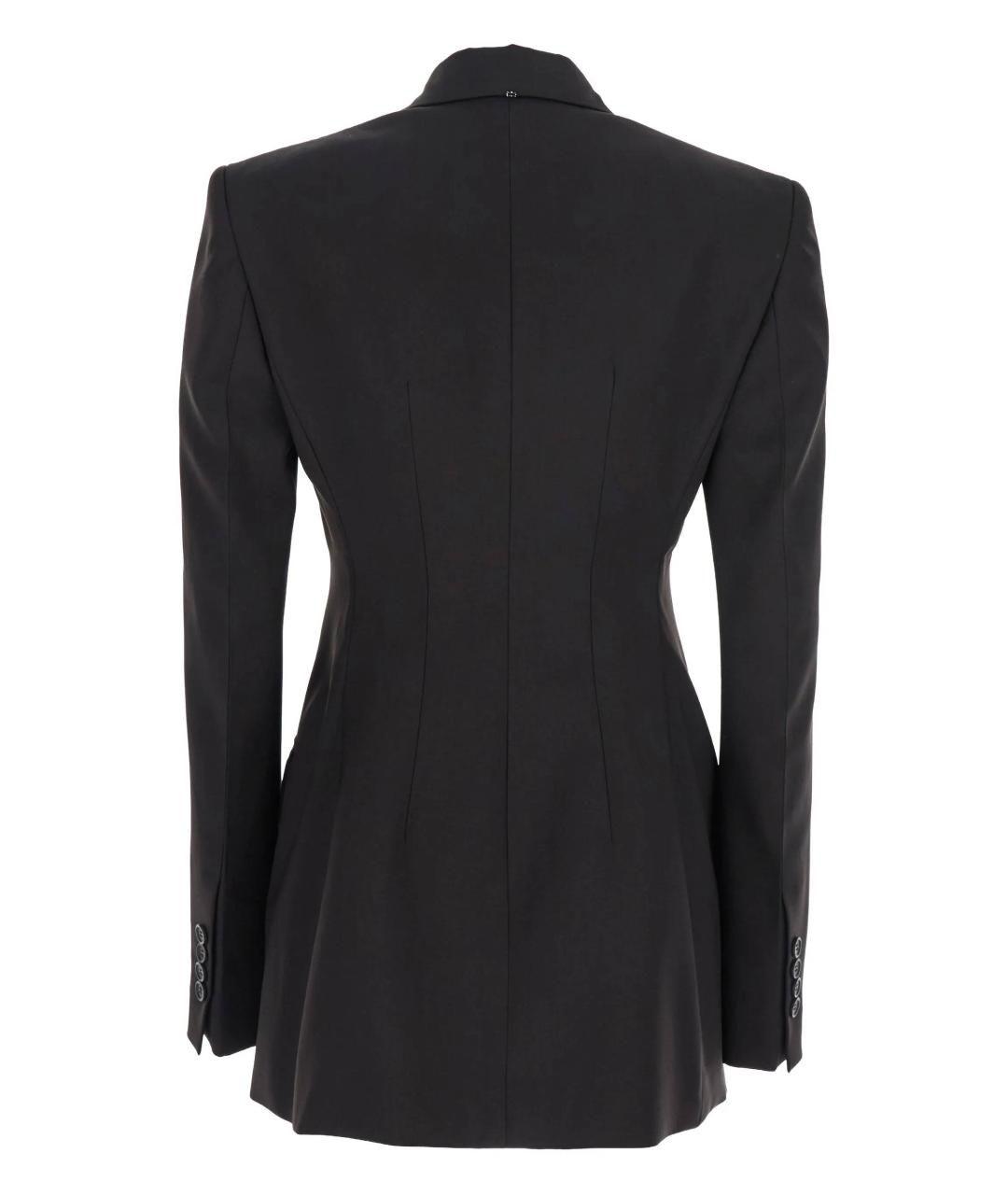 SPORTMAX Черный шерстяной жакет/пиджак, фото 3