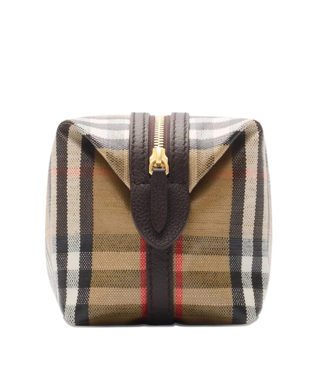 BURBERRY Бежевая хлопковая барсетка, фото 2