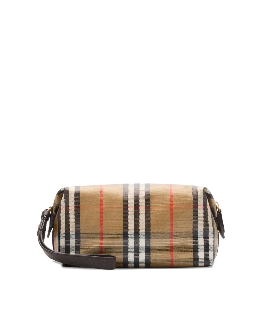 BURBERRY Бежевая хлопковая барсетка, фото 3