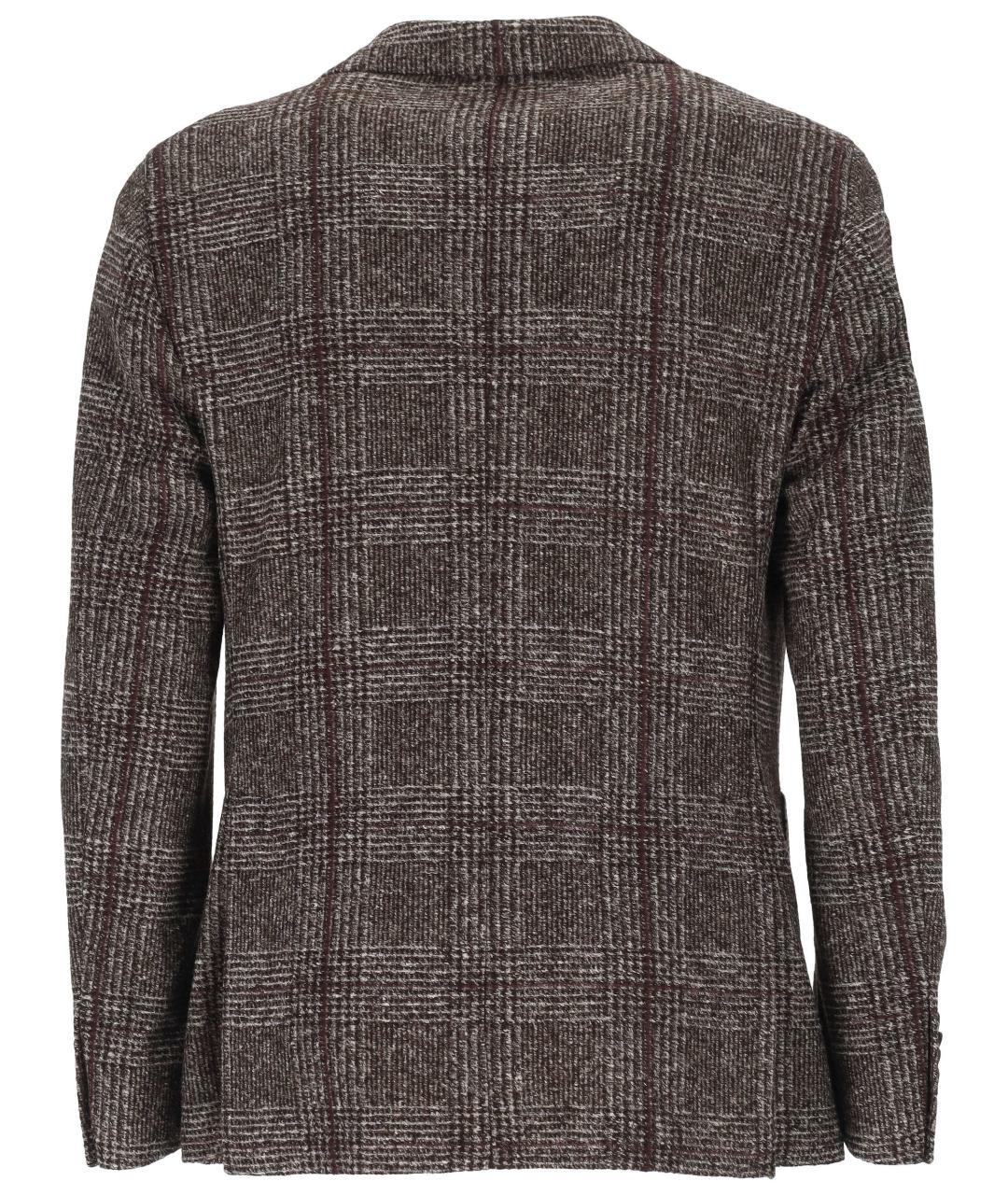 L.B.M. 1911 Коричневый хлопковый пиджак, фото 3