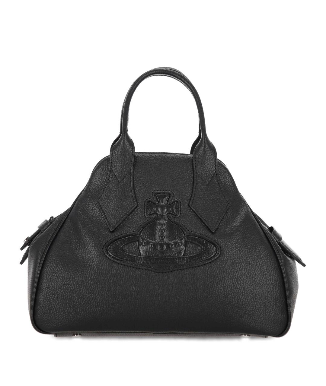 VIVIENNE WESTWOOD Черная сумка тоут из искусственной кожи, фото 1