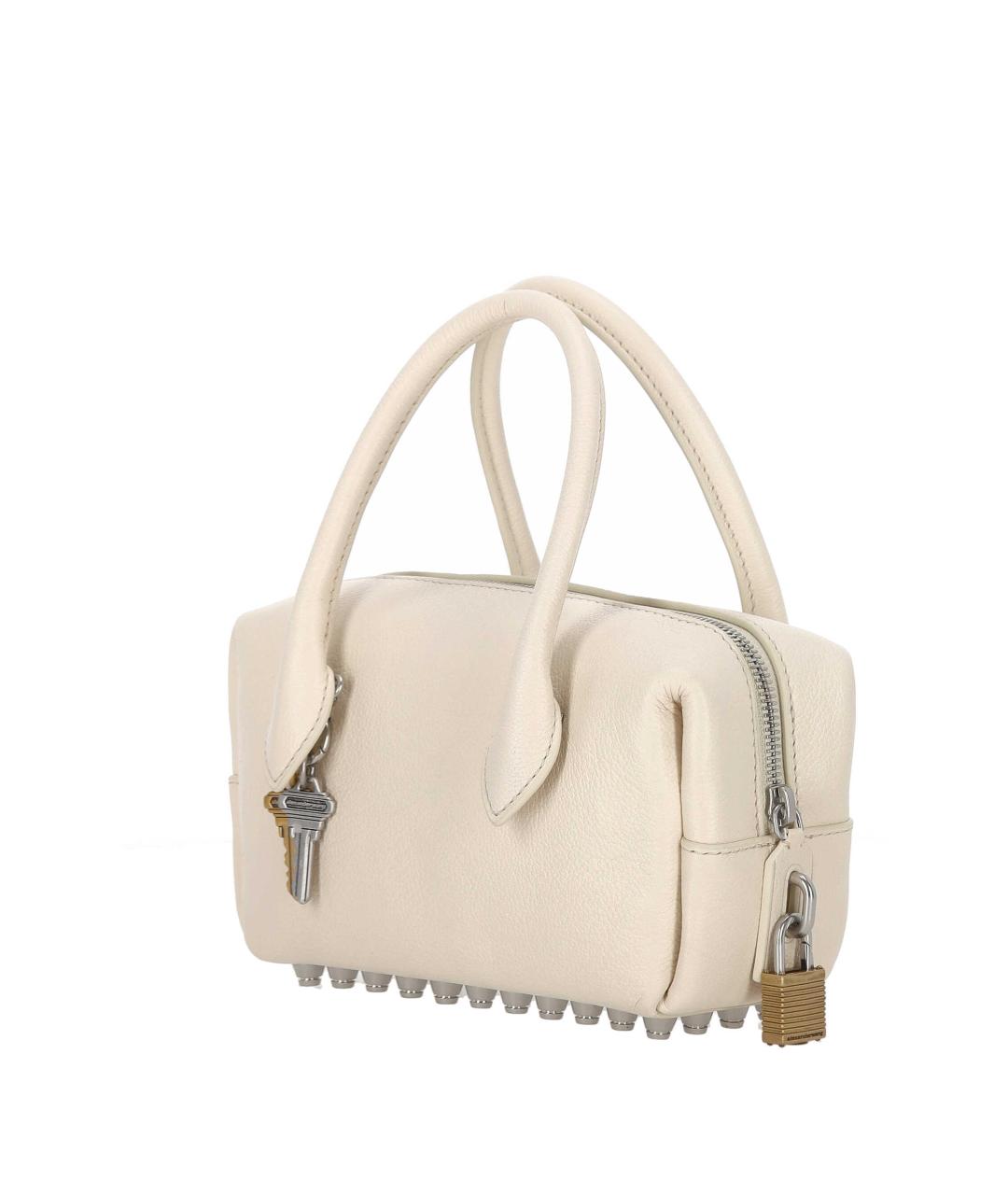 ALEXANDER WANG Белая кожаная сумка через плечо, фото 2