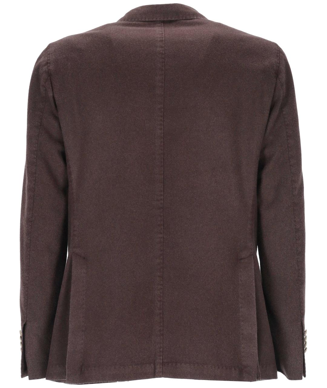L.B.M. 1911 Коричневый шерстяной пиджак, фото 3