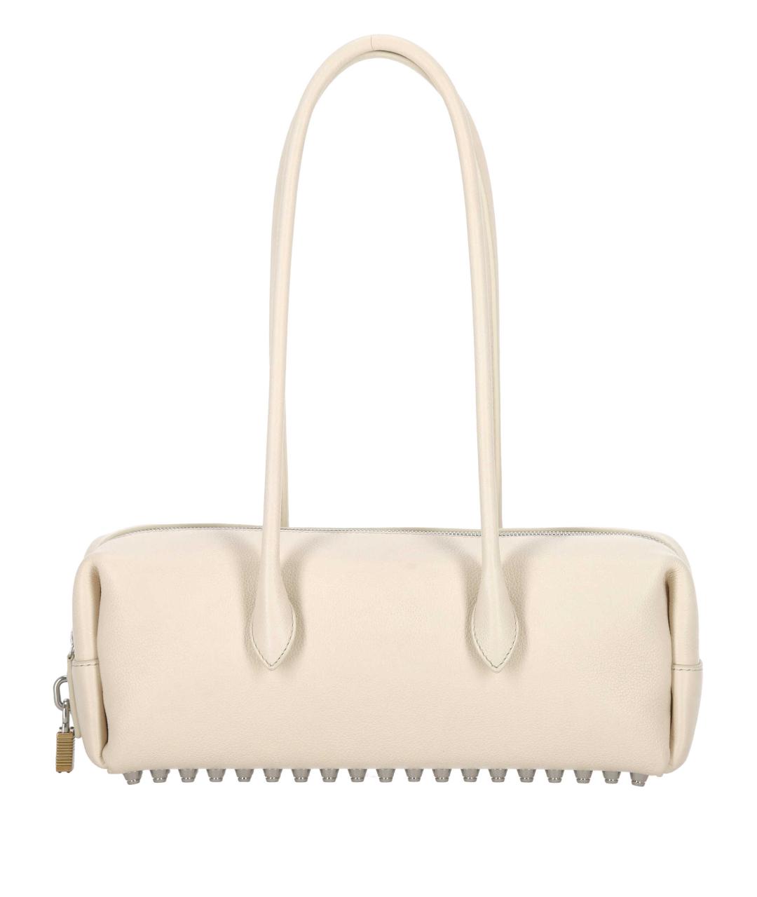 ALEXANDER WANG Белая кожаная сумка тоут, фото 3