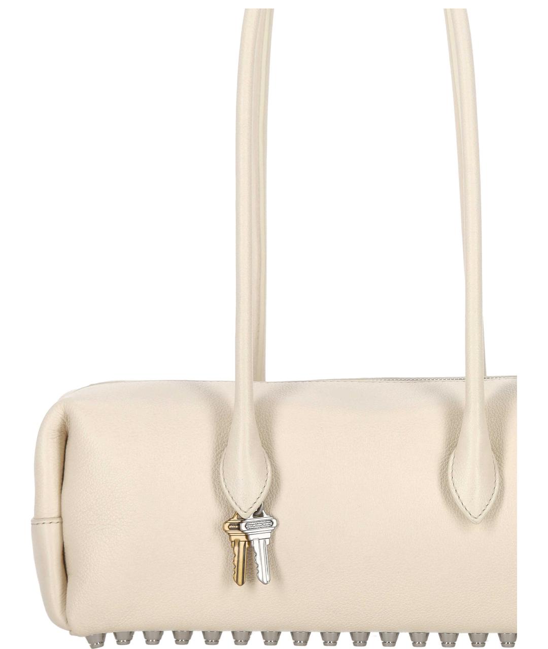 ALEXANDER WANG Белая кожаная сумка тоут, фото 4