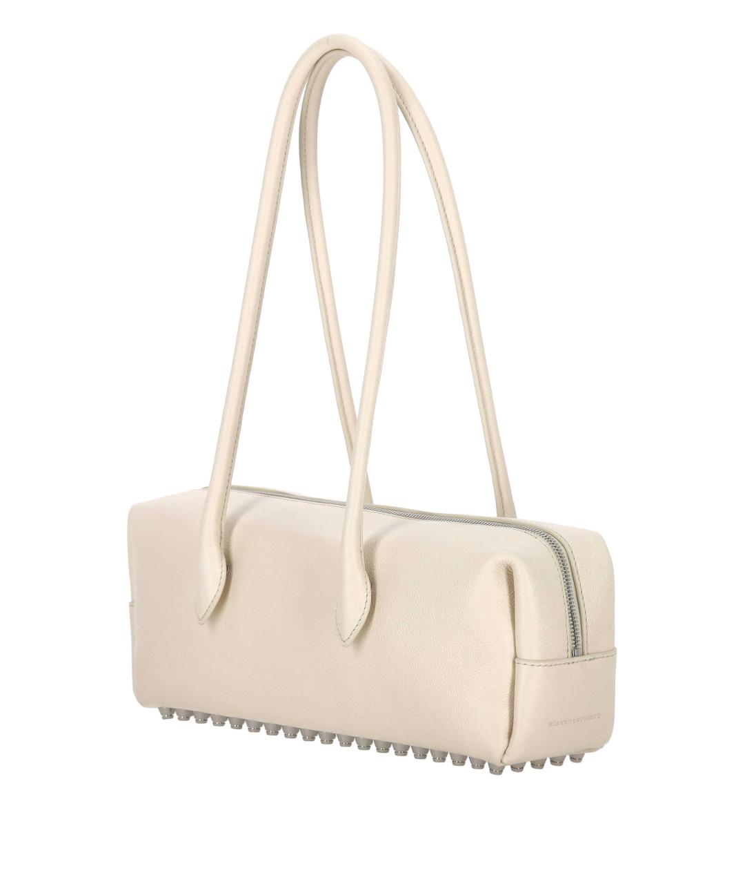 ALEXANDER WANG Белая кожаная сумка тоут, фото 2