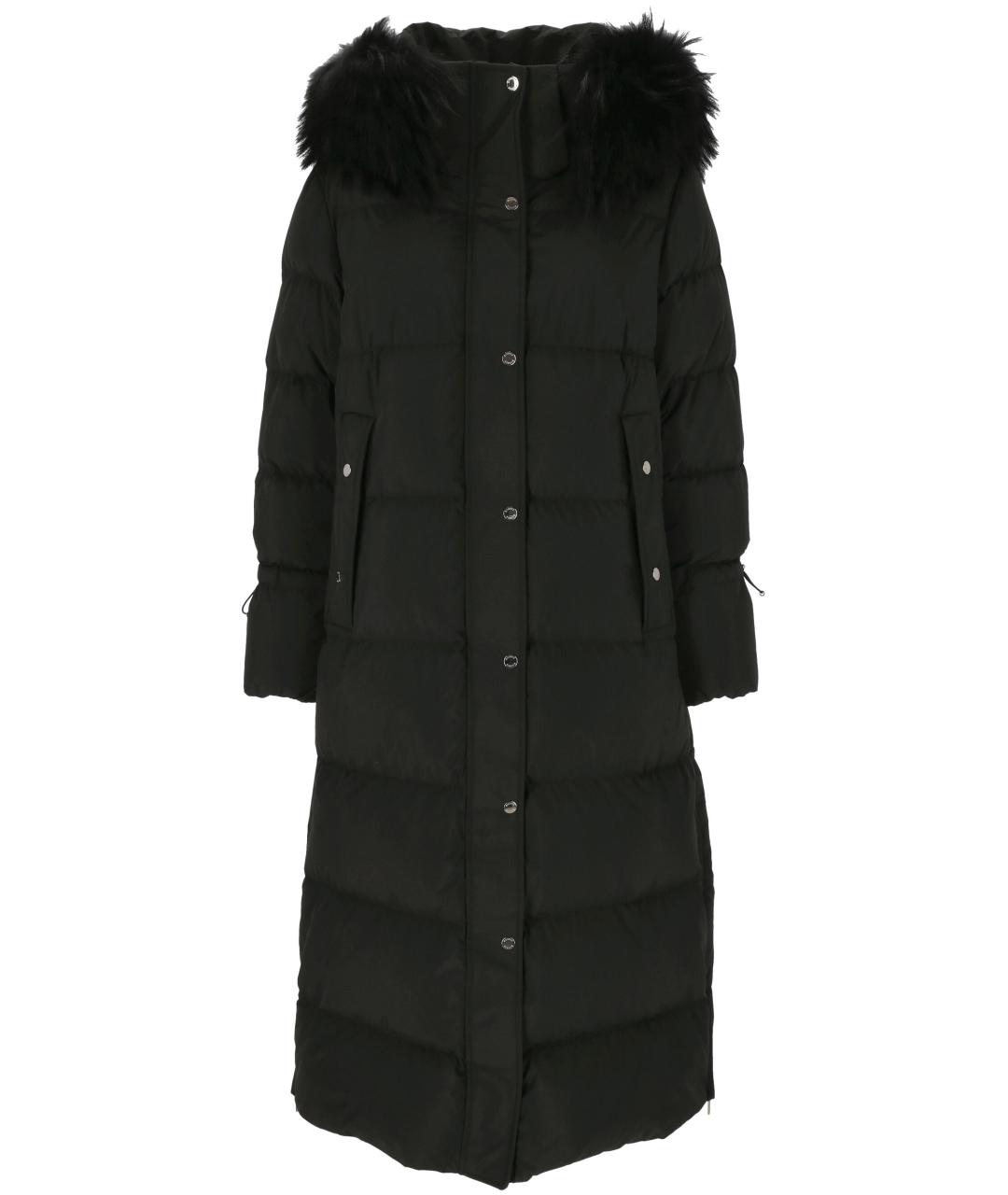 MOORER Черный синтетический пуховик, фото 1