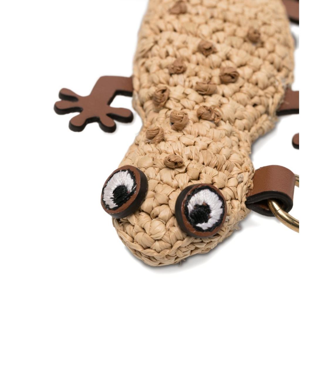 ANYA HINDMARCH Бежевый брелок, фото 2