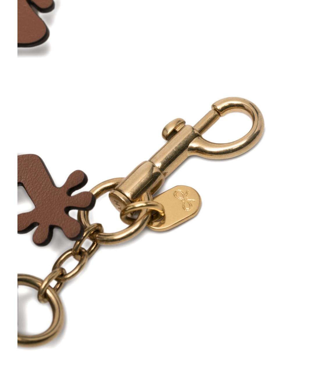 ANYA HINDMARCH Бежевый брелок, фото 3