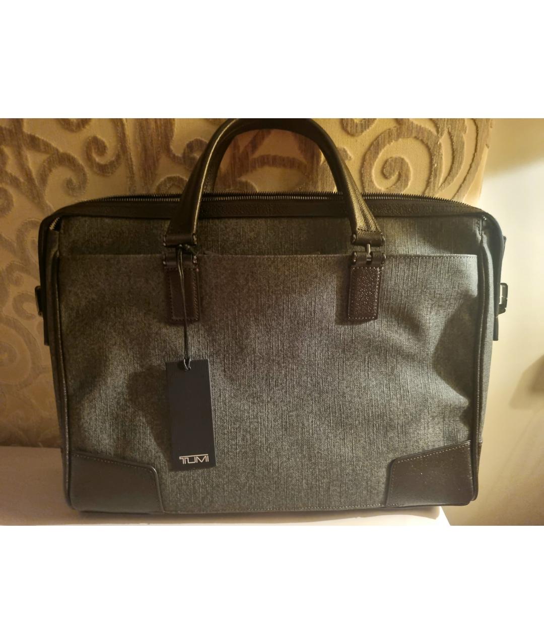 TUMI Серый портфель, фото 3