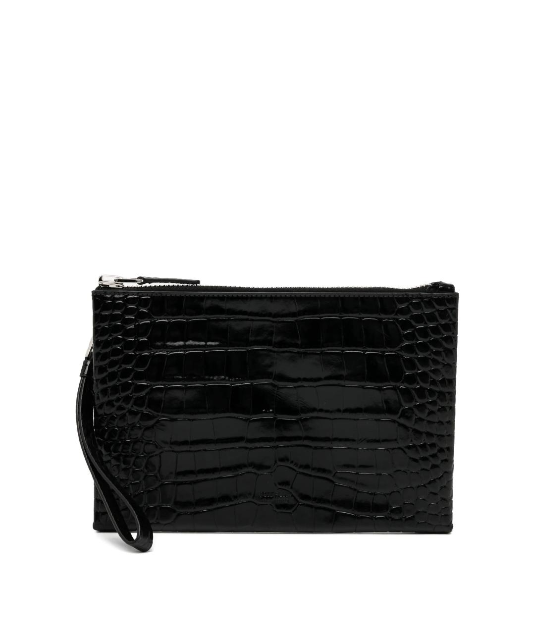 TOM FORD Черная кожаная барсетка, фото 1