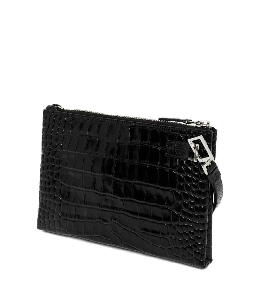 TOM FORD Черная кожаная барсетка, фото 2