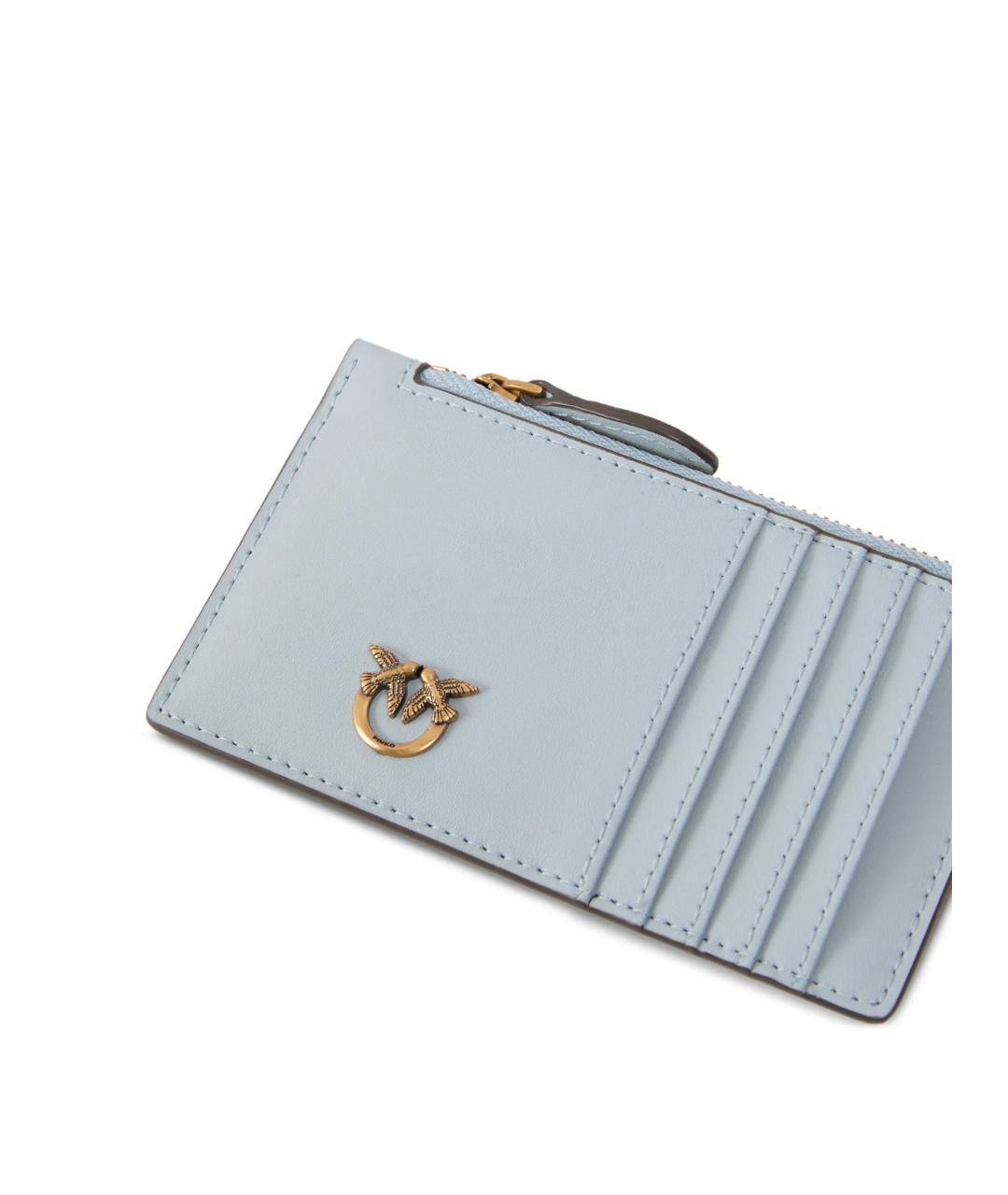PINKO Голубой кожаный кошелек, фото 3