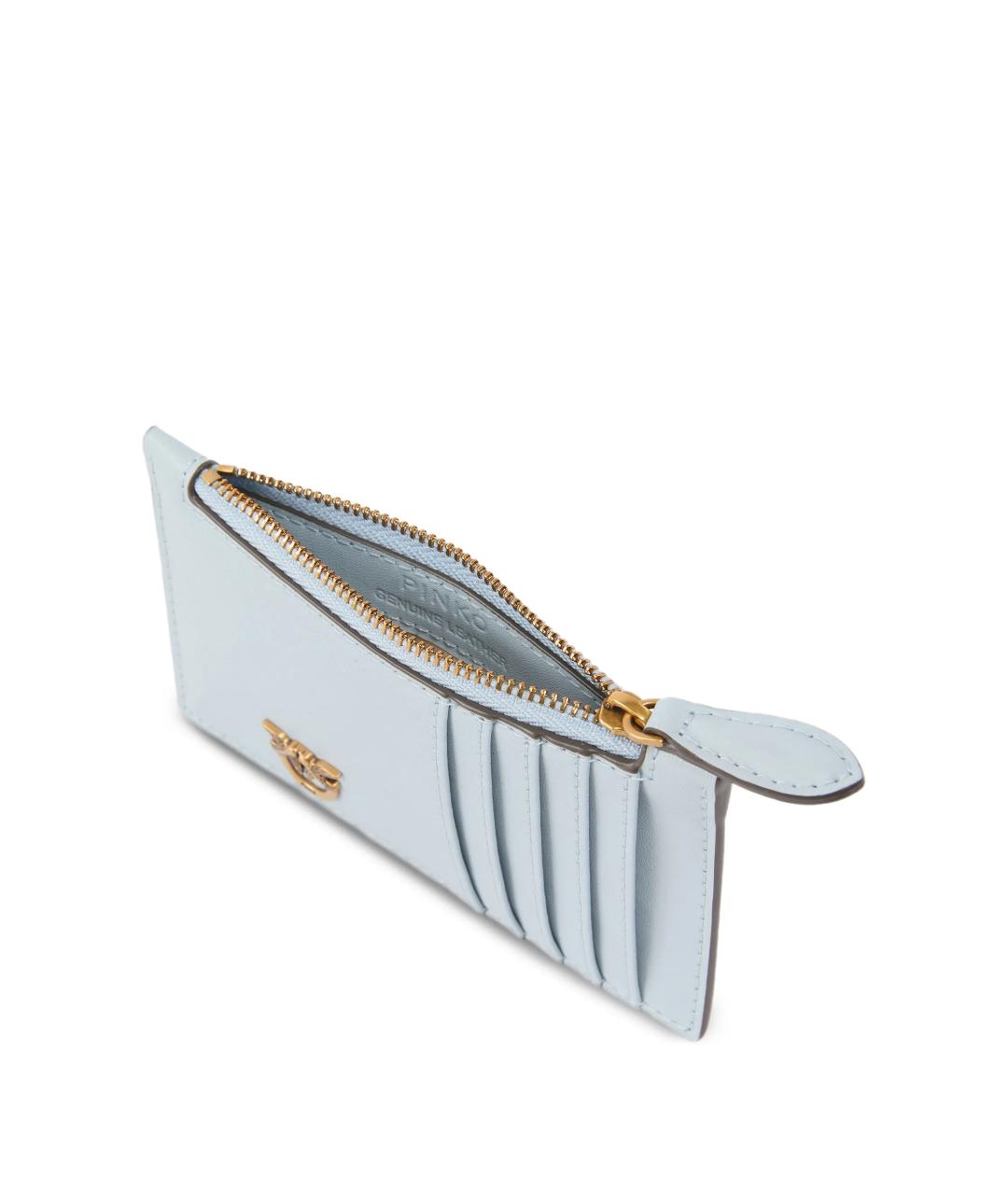 PINKO Голубой кожаный кошелек, фото 4
