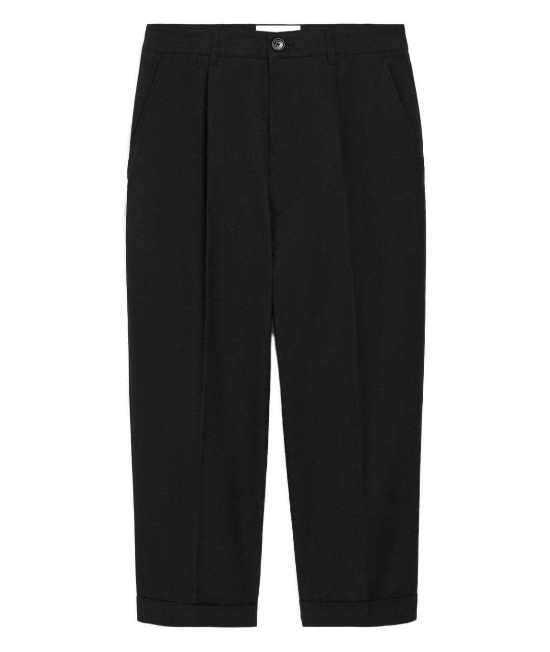 Ami Paris Черные хлопковые повседневные брюки, фото 1