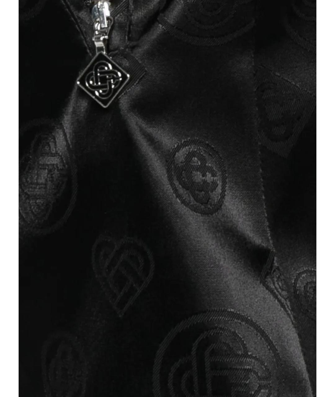 CASABLANCA Черная полиамидовая юбка мини, фото 2