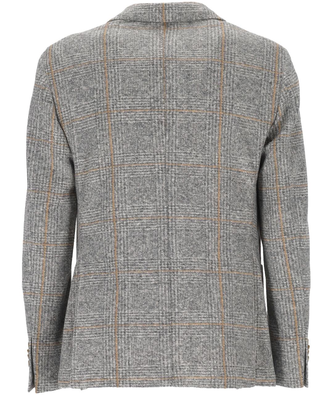 L.B.M. 1911 Серый хлопковый пиджак, фото 3