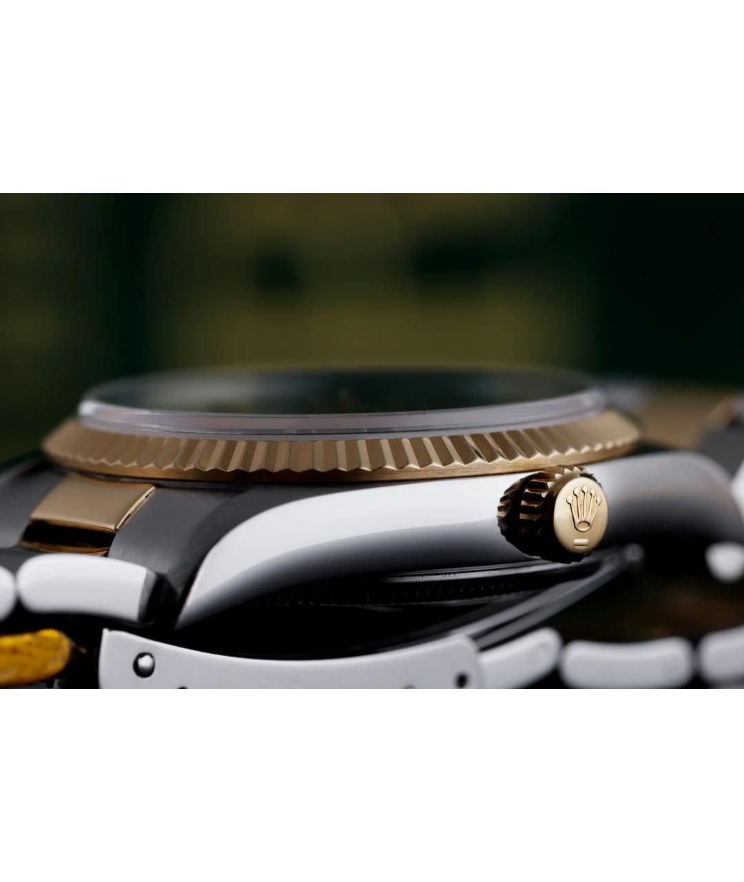 ROLEX Золотые металлические часы, фото 4