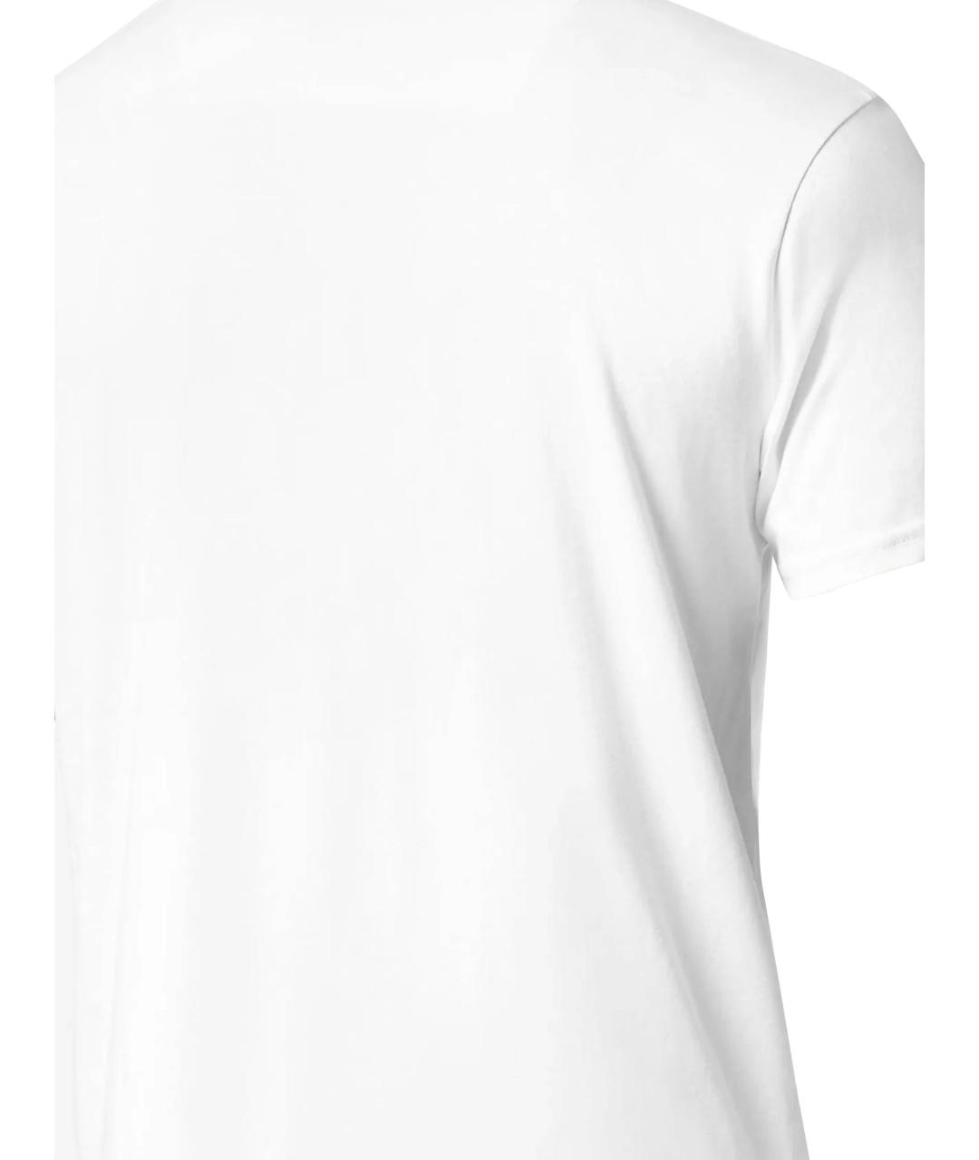 PHILIPP PLEIN Белая хлопковая футболка, фото 3