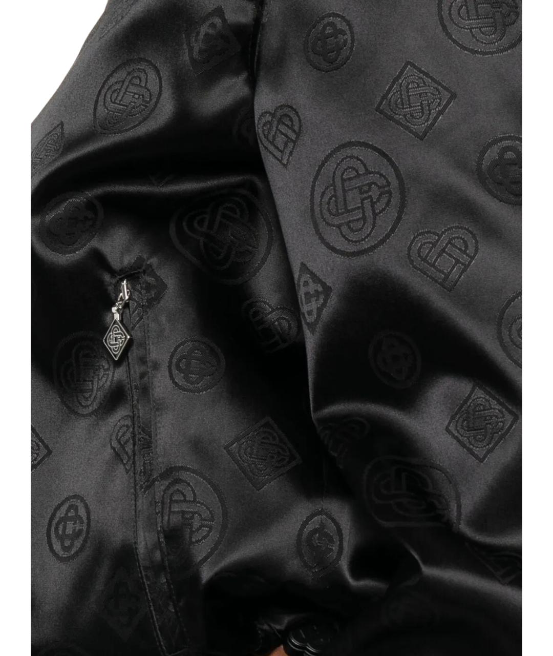 CASABLANCA Черная полиэстеровая куртка, фото 2