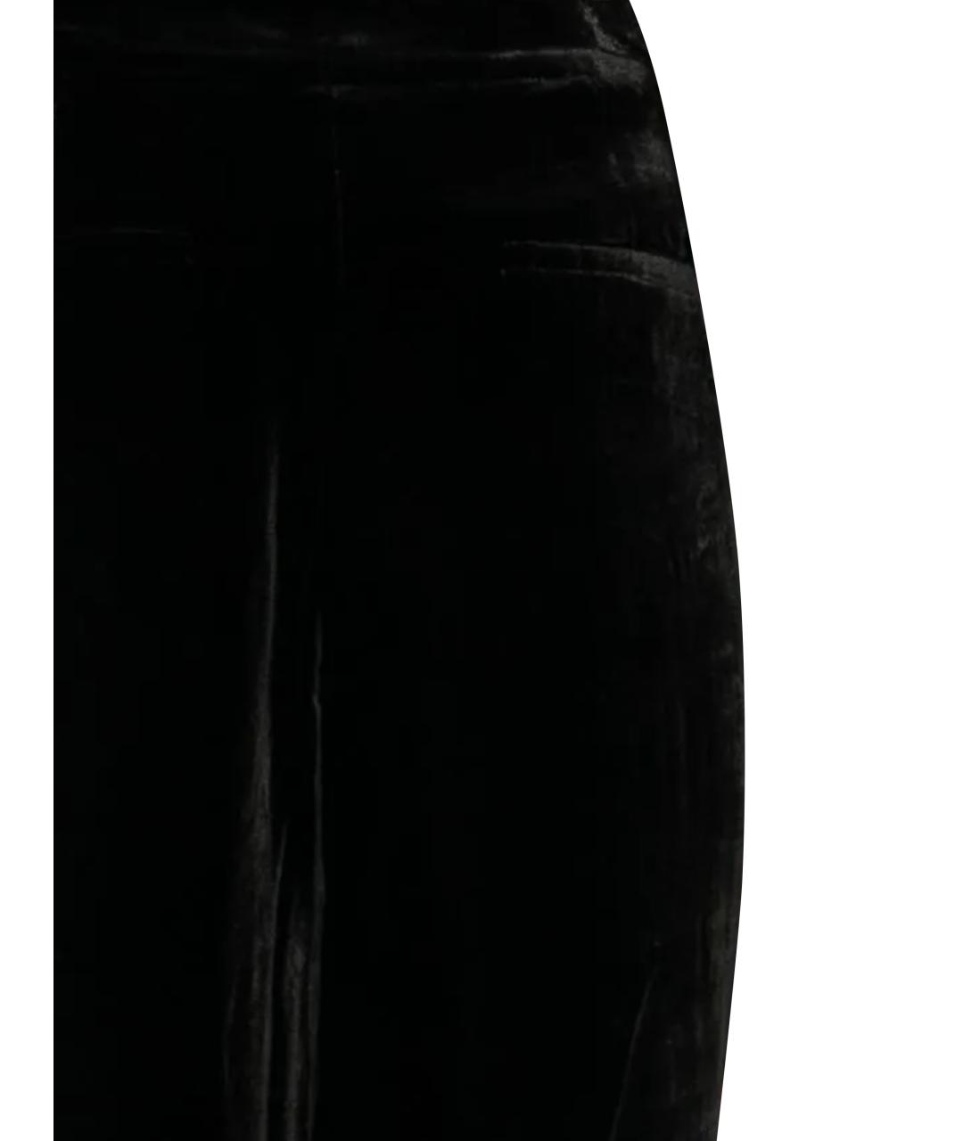 RAQUEL DINIZ Черные прямые брюки, фото 3