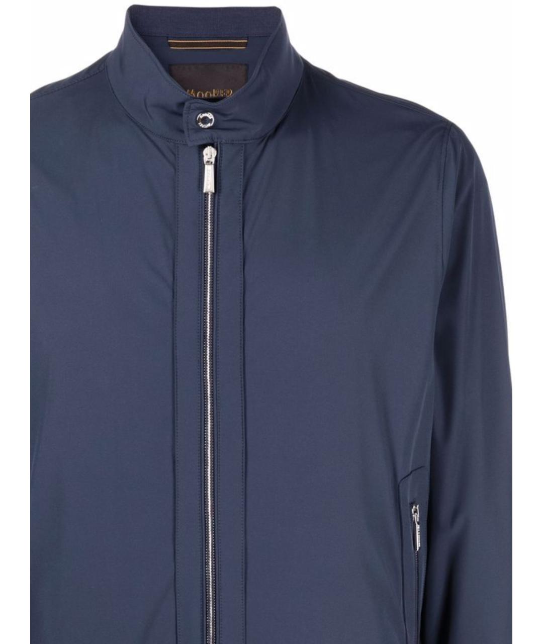 MOORER Синяя полиамидовая куртка, фото 2