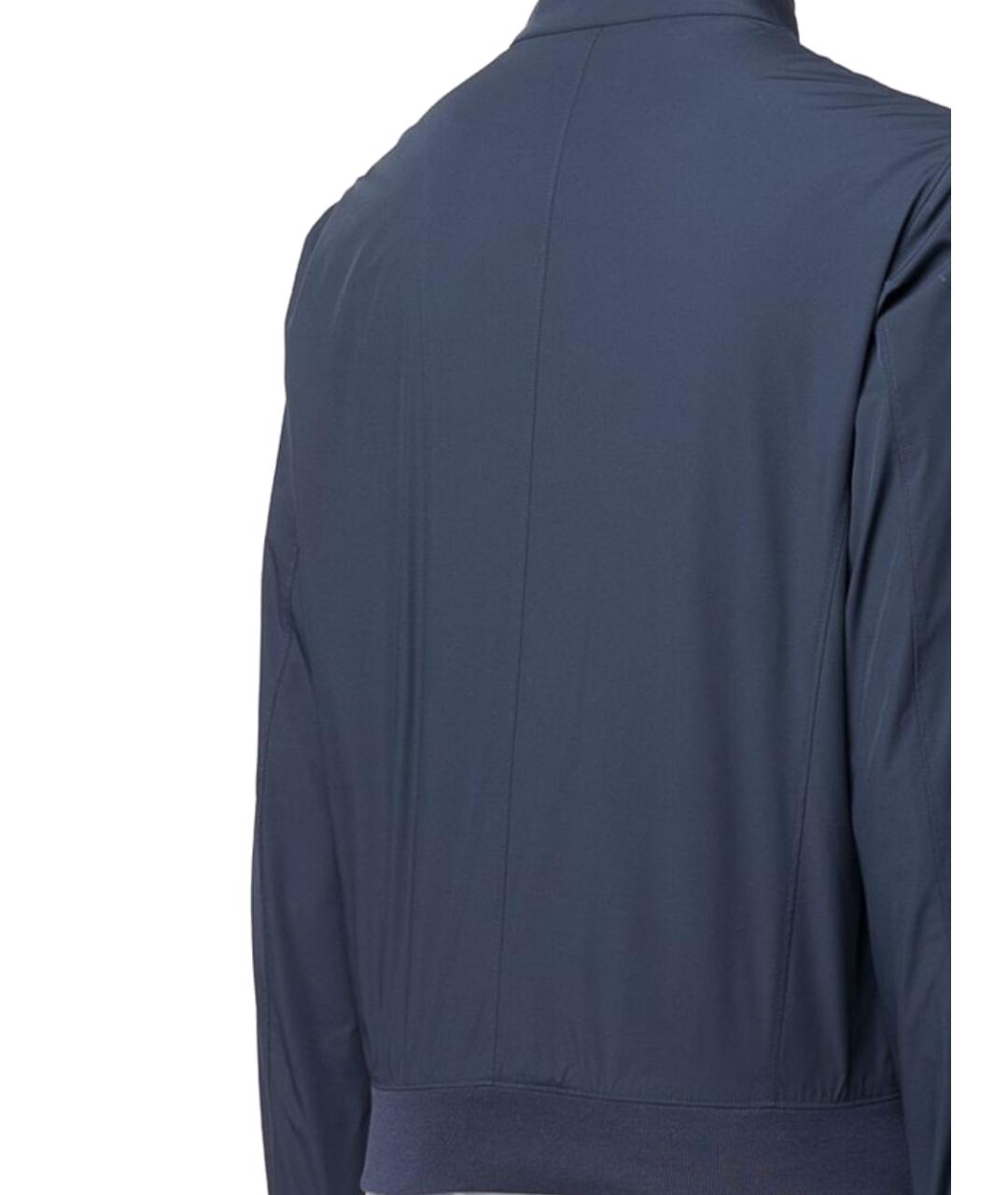 MOORER Синяя полиамидовая куртка, фото 3