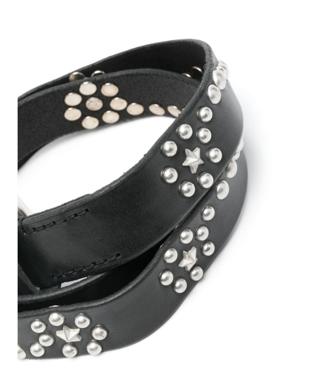 OUR LEGACY Черный кожаный ремень, фото 2