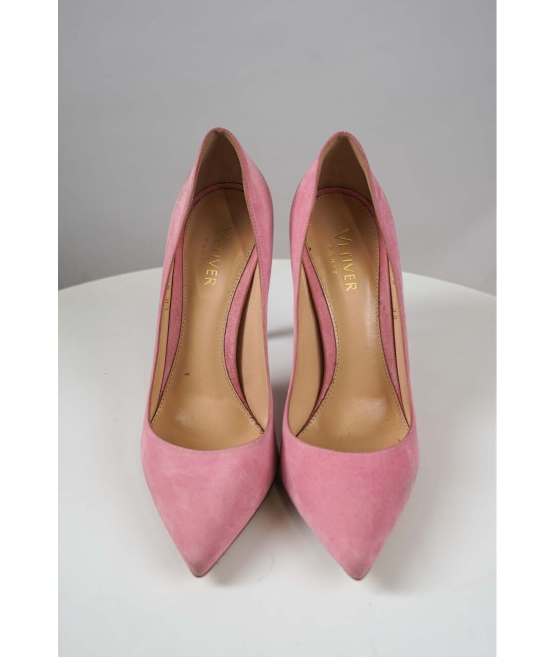 VETIVER Розовые замшевые туфли, фото 2