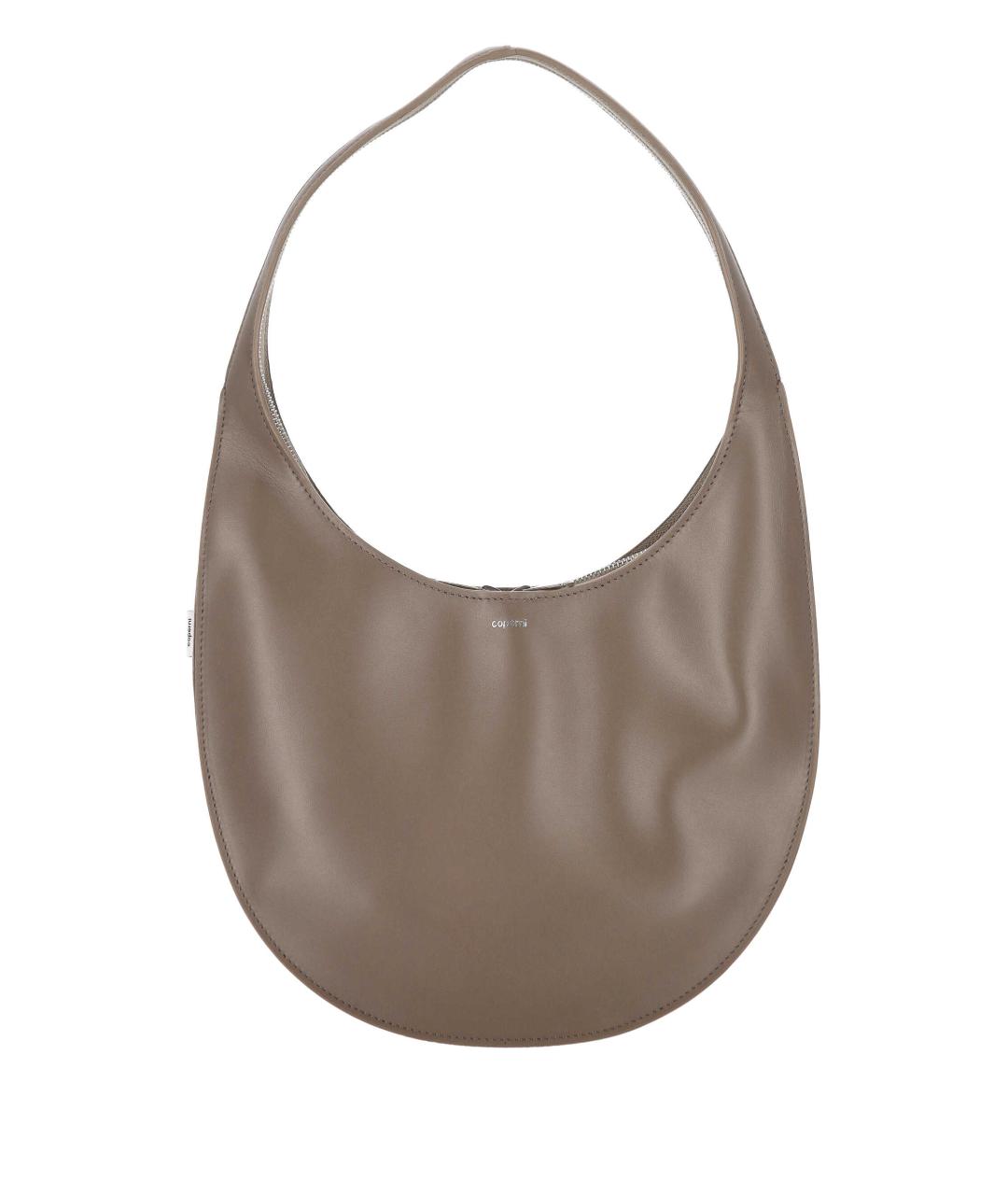 COPERNI Коричневая кожаная сумка через плечо, фото 1