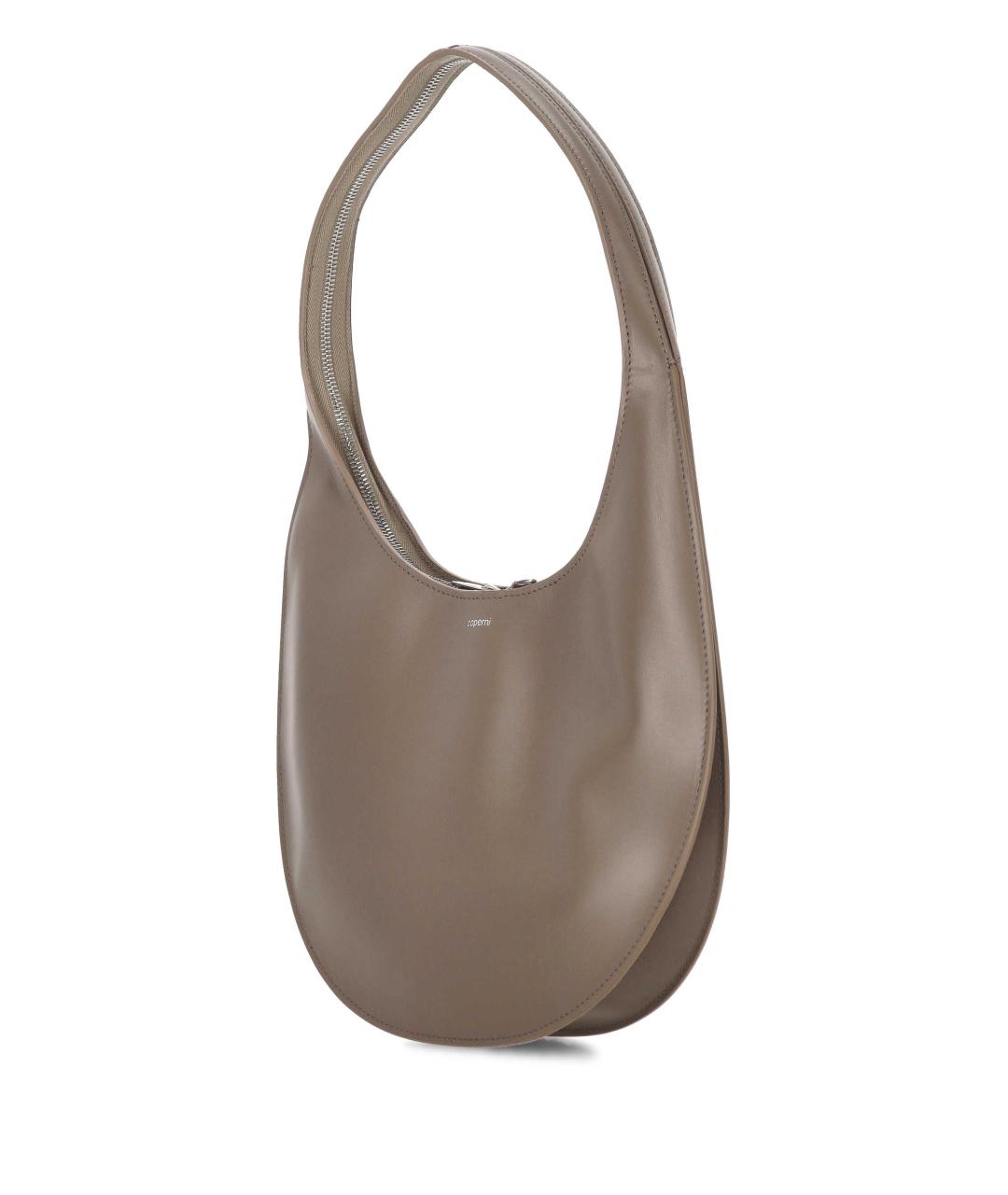 COPERNI Коричневая кожаная сумка через плечо, фото 2