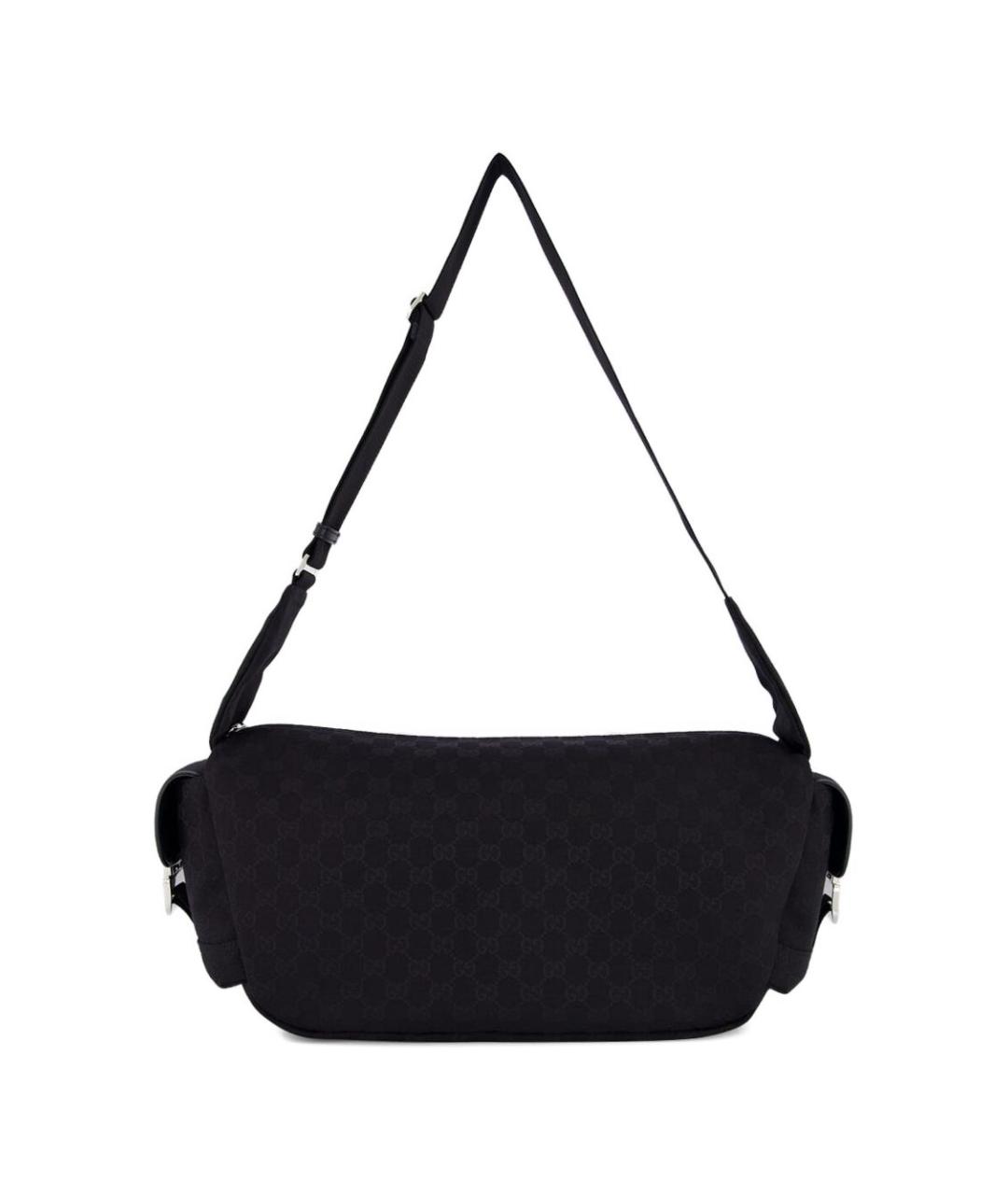 GUCCI Черная синтетическая сумка на плечо, фото 1