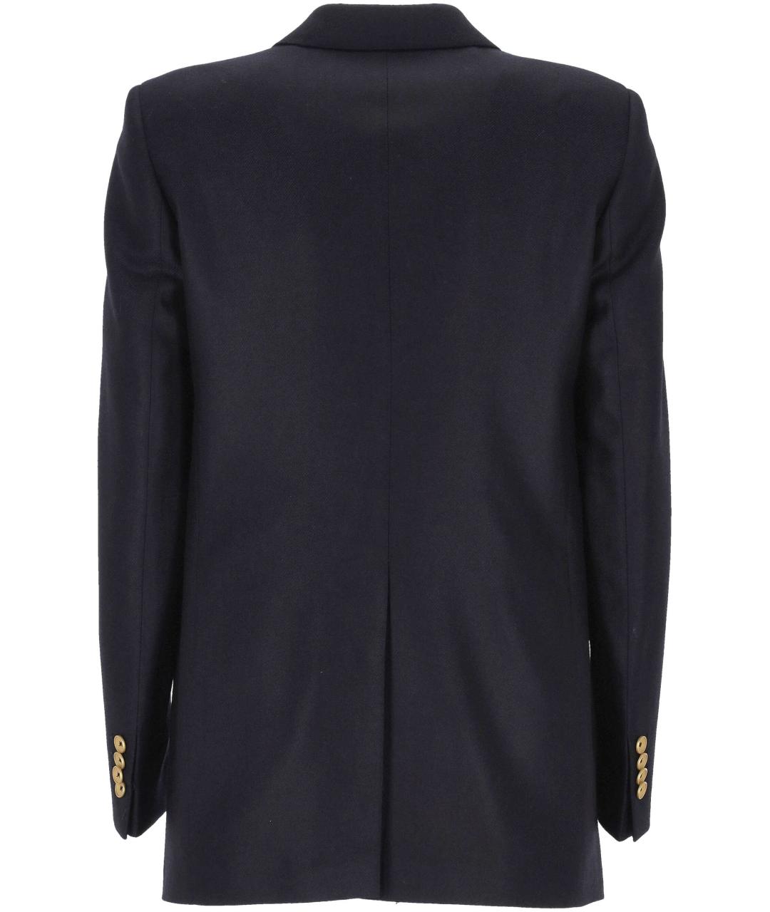 TAGLIATORE Темно-синий шерстяной жакет/пиджак, фото 3