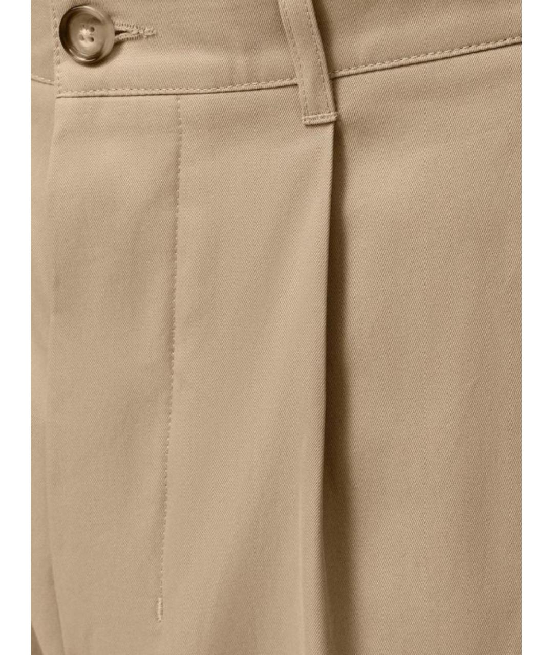 Ami Paris Бежевые полиэстеровые повседневные брюки, фото 2