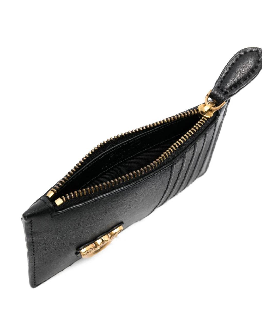 PINKO Черный кожаный кошелек, фото 3