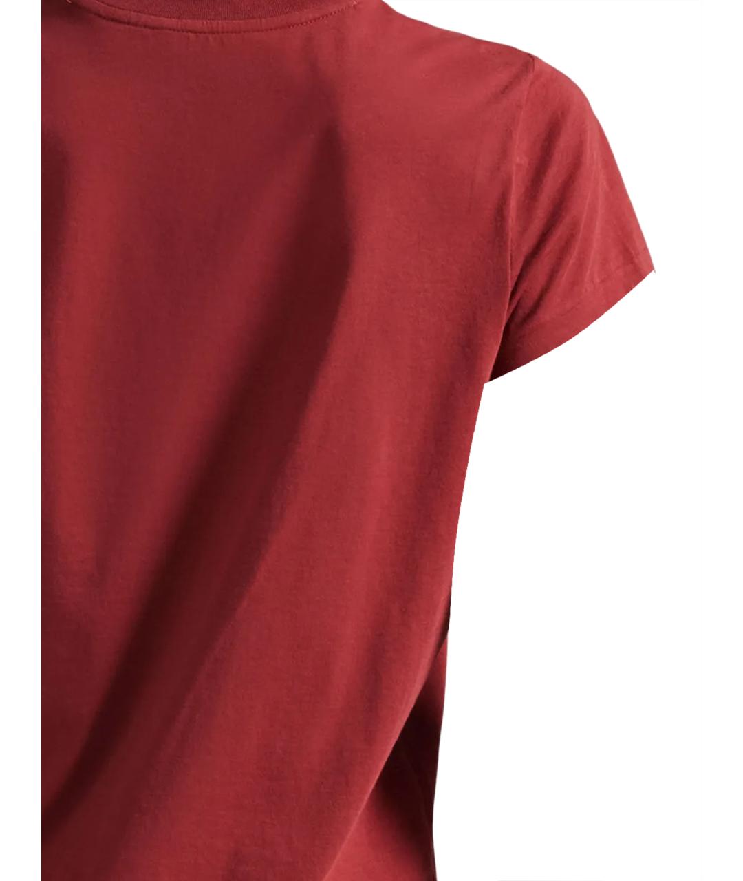 POLO RALPH LAUREN Красная хлопковая футболка, фото 3